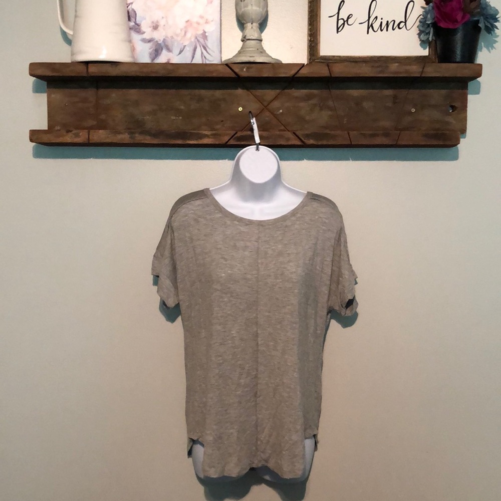 NWOT Boutique Gray Top